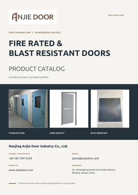 Fire Rated & Blast Resistant Doors PDF cover