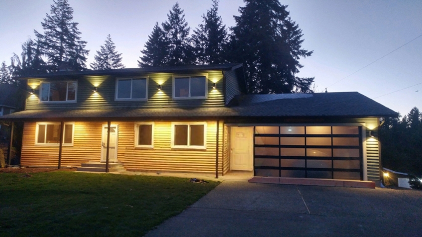 Glass garage door for USA project