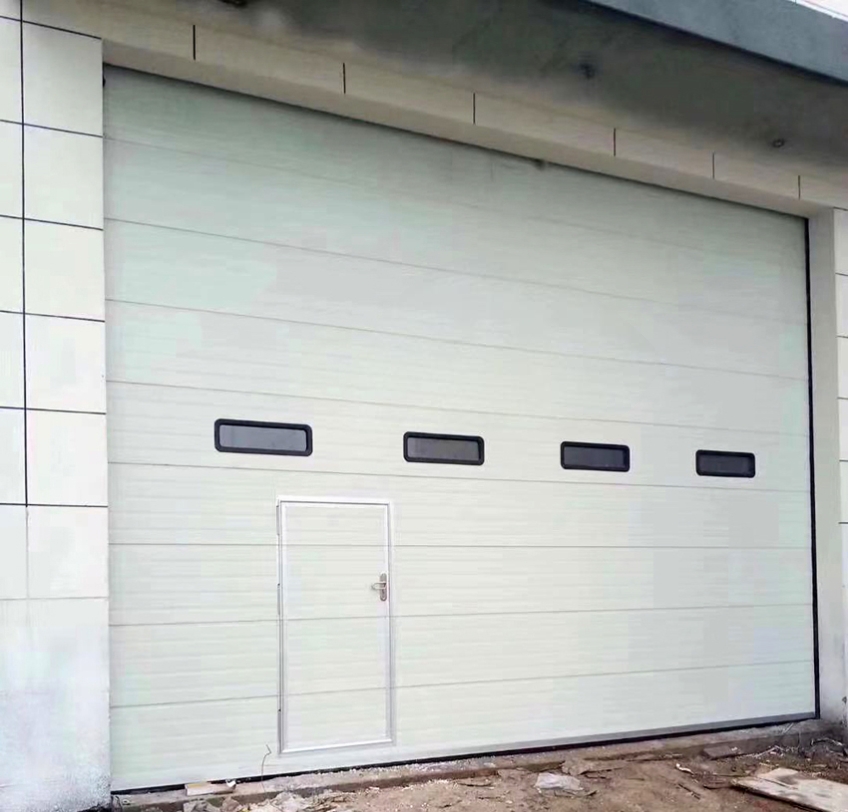 Industrial sectional door for Uzbekistan client