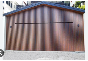 Modern Aluminum Panel Grid Sectional Garage Door for Exterior Security