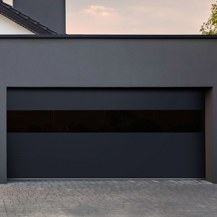 Heavy Duty Electric Aluminum Sectional Garage Door with Anti-Theft Panels product description 3