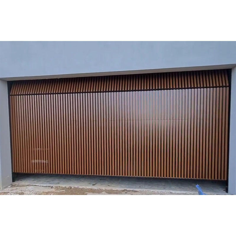Luxury Automatic Side Opening Garage Door with PU Foam Insulated Panels