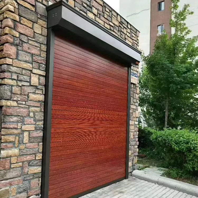 Automatic Aluminum Louvered Roller Shutter Door