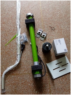 Automatic Aluminum Louvered Roller Shutter Door tube motor