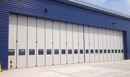 Heavy Duty Steel Folding Door for Industrial Facilities