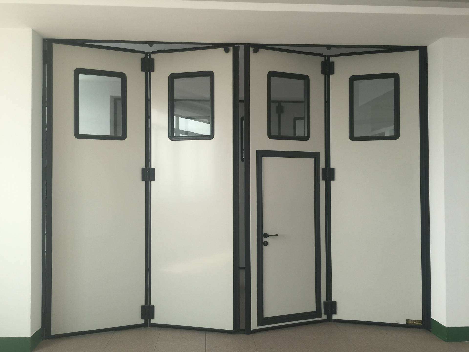 Industrial Bi-Folding Door with Thermal Insulation