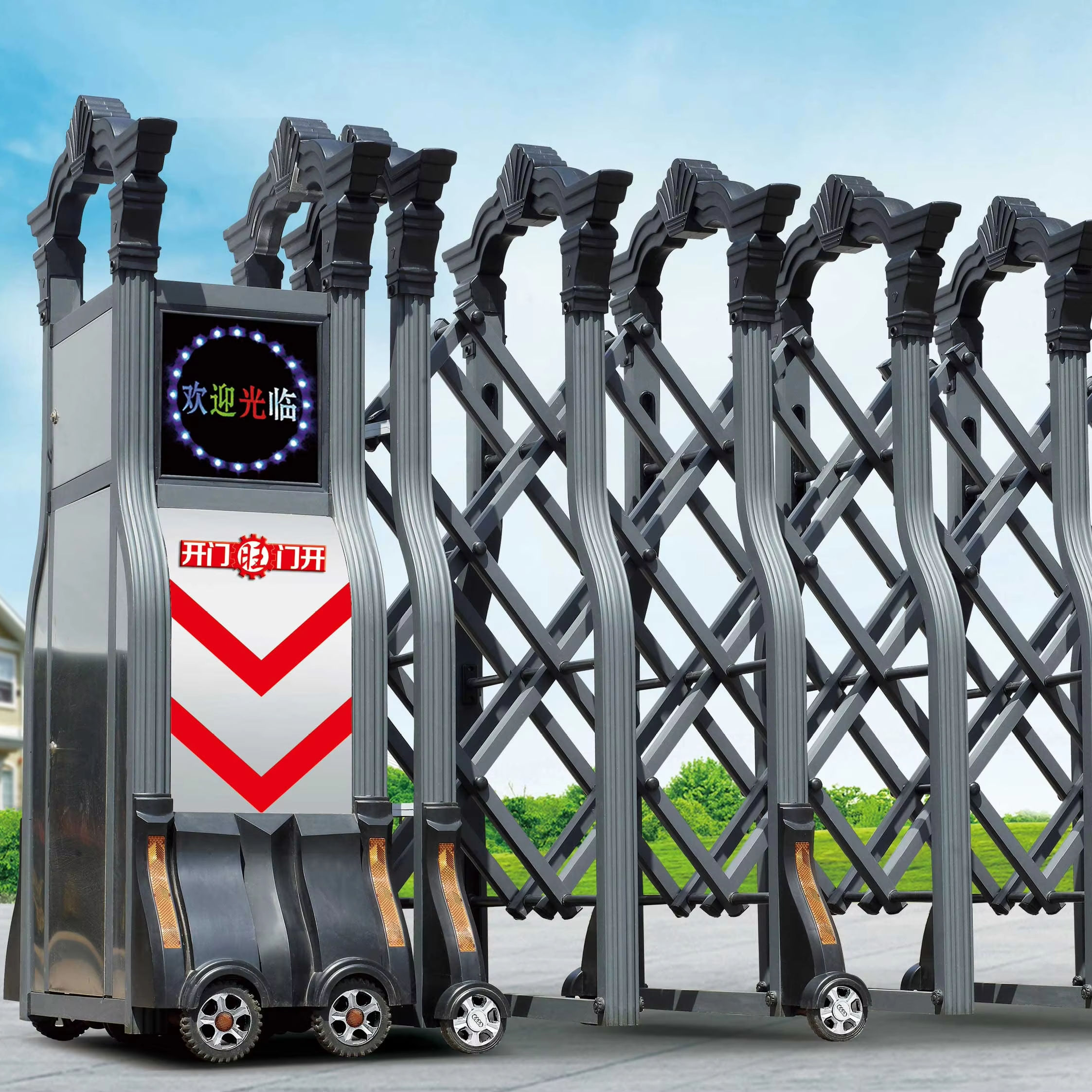 Automatic Aluminum Alloy Retractable Gate