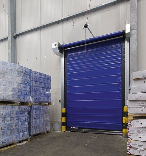Insulated PVC High Speed Roller Door for Cold Storage Applications