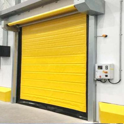 Magnetic Self Repairing High Speed Roll Door for Cold Storage