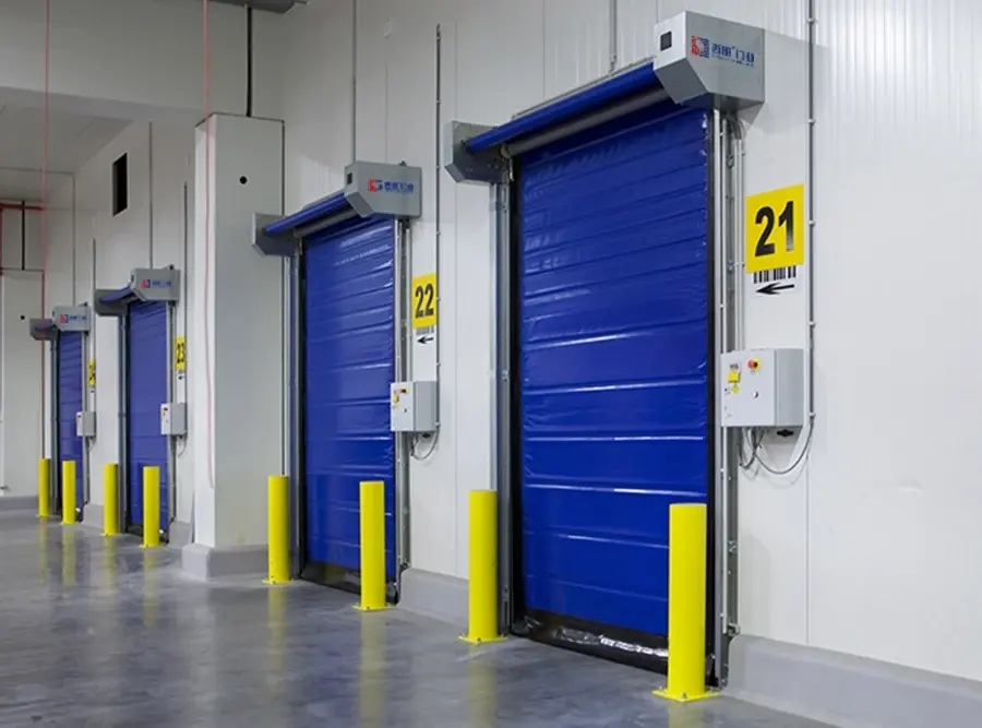 Magnetic Self Repairing High Speed Roll Door for Cold Storage product description 1