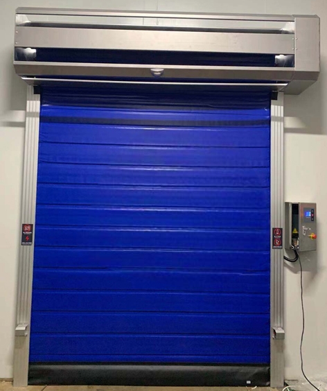 temperature control high speed cold room door solution