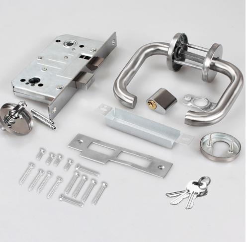 Acoustic Fire Rated Security Door lock hardware 1