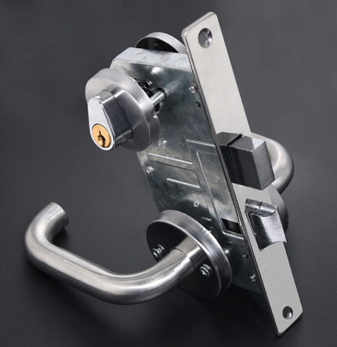 Acoustic Fire Rated Security Door lock hardware 2