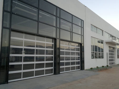 Thermal Break Aluminum Full View Garage Door for Hurricane Zones