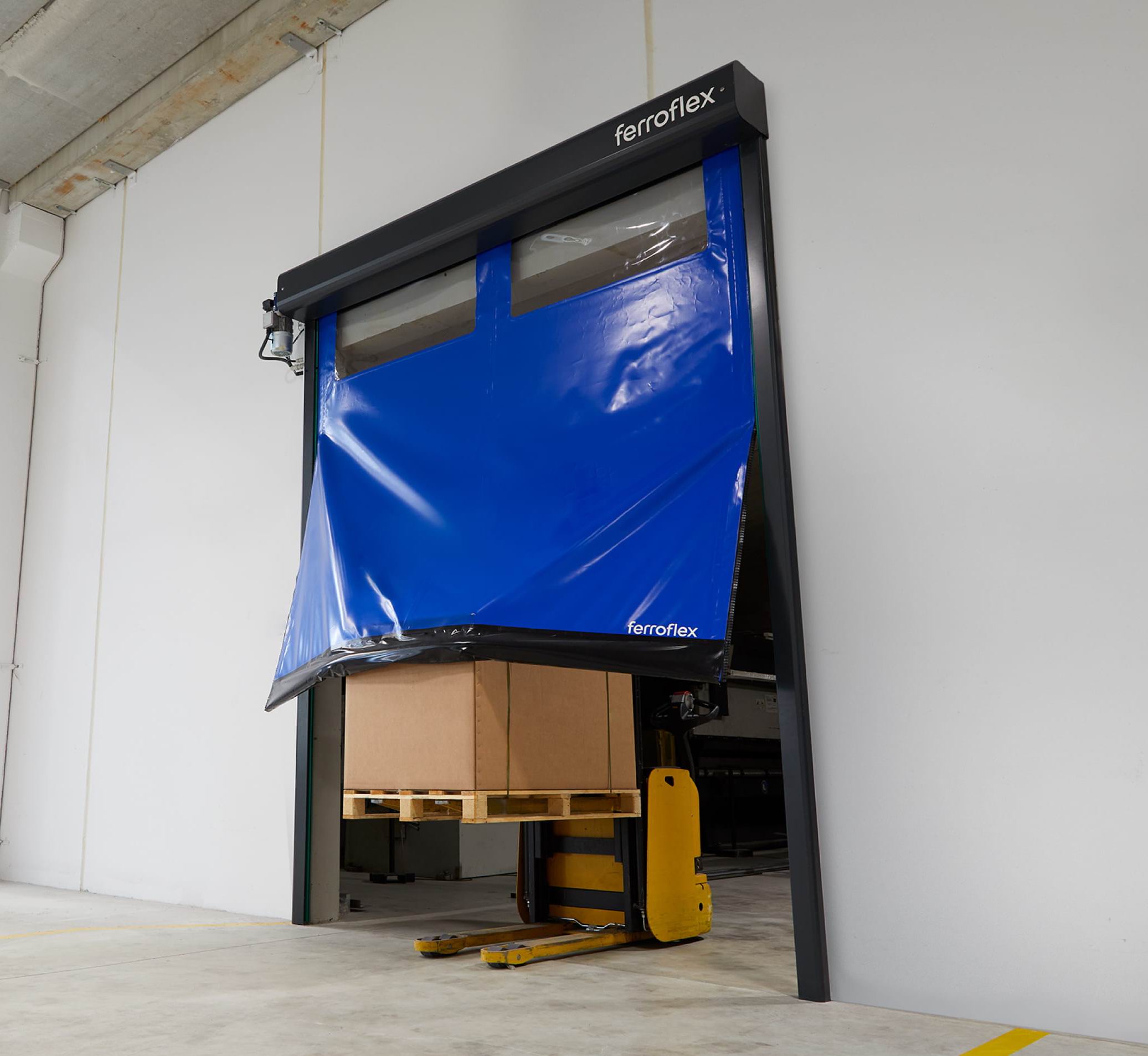 Industrial Self Repairing Zipper PVC High Speed Door product description 4