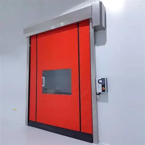 Self Repairing Zipper High Speed PVC Door for Industrial Workshop