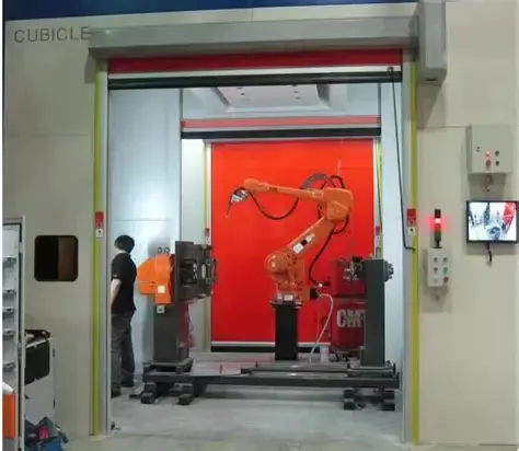 Flame Retardant PVC High Speed Door for Welding Workshop