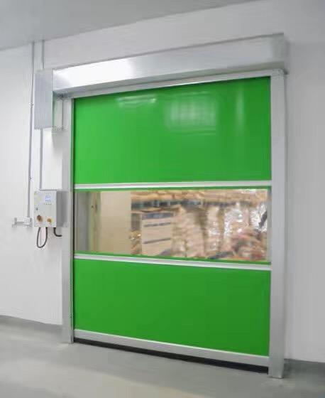 High Density Fabric High Speed Door with Thermal Insulation