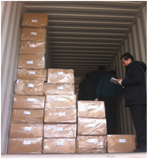 Automatic Warehouse Sectional Door packing delivery 2