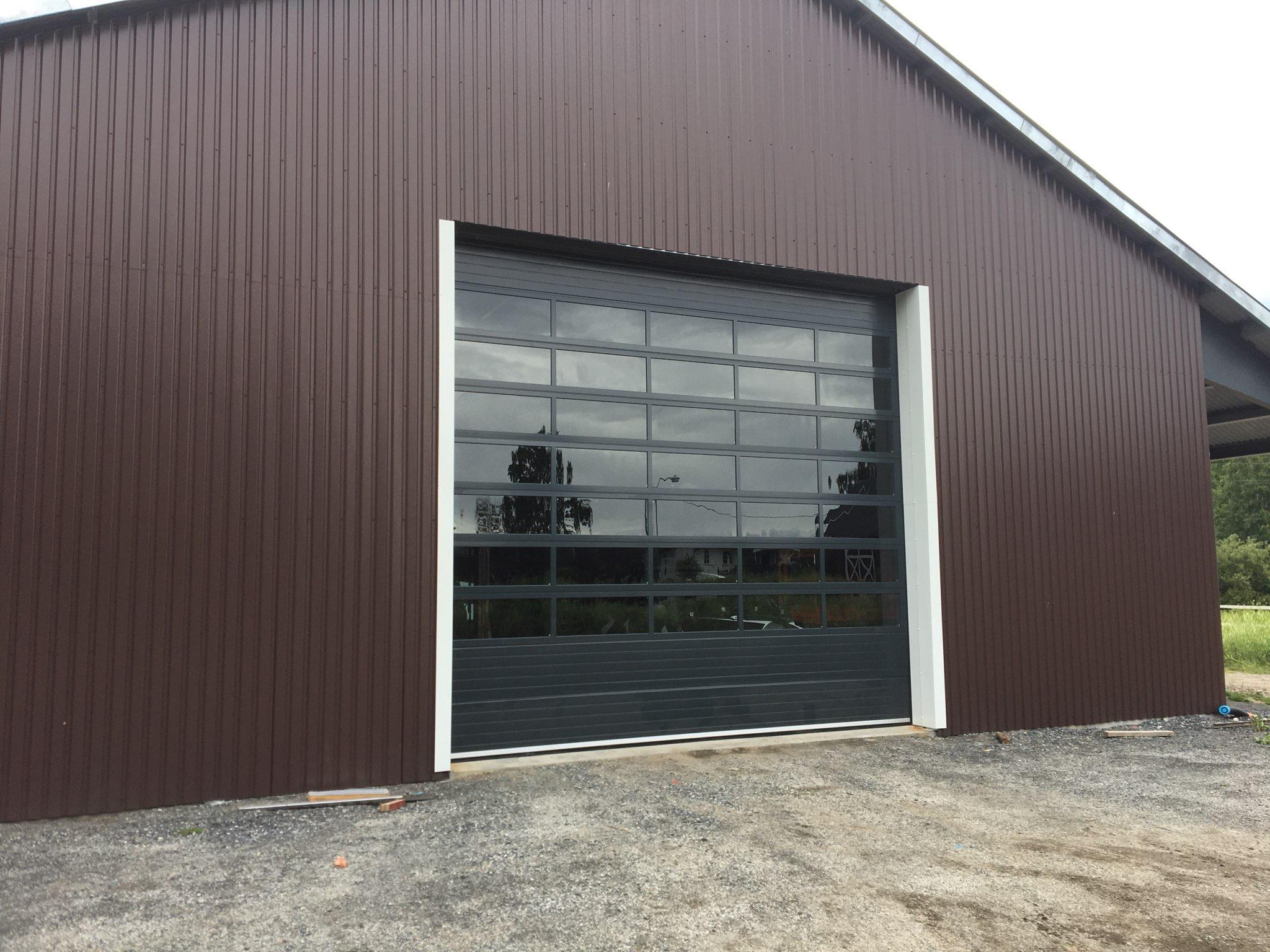 Aluminum Glass Sectional Garage Door product description 1