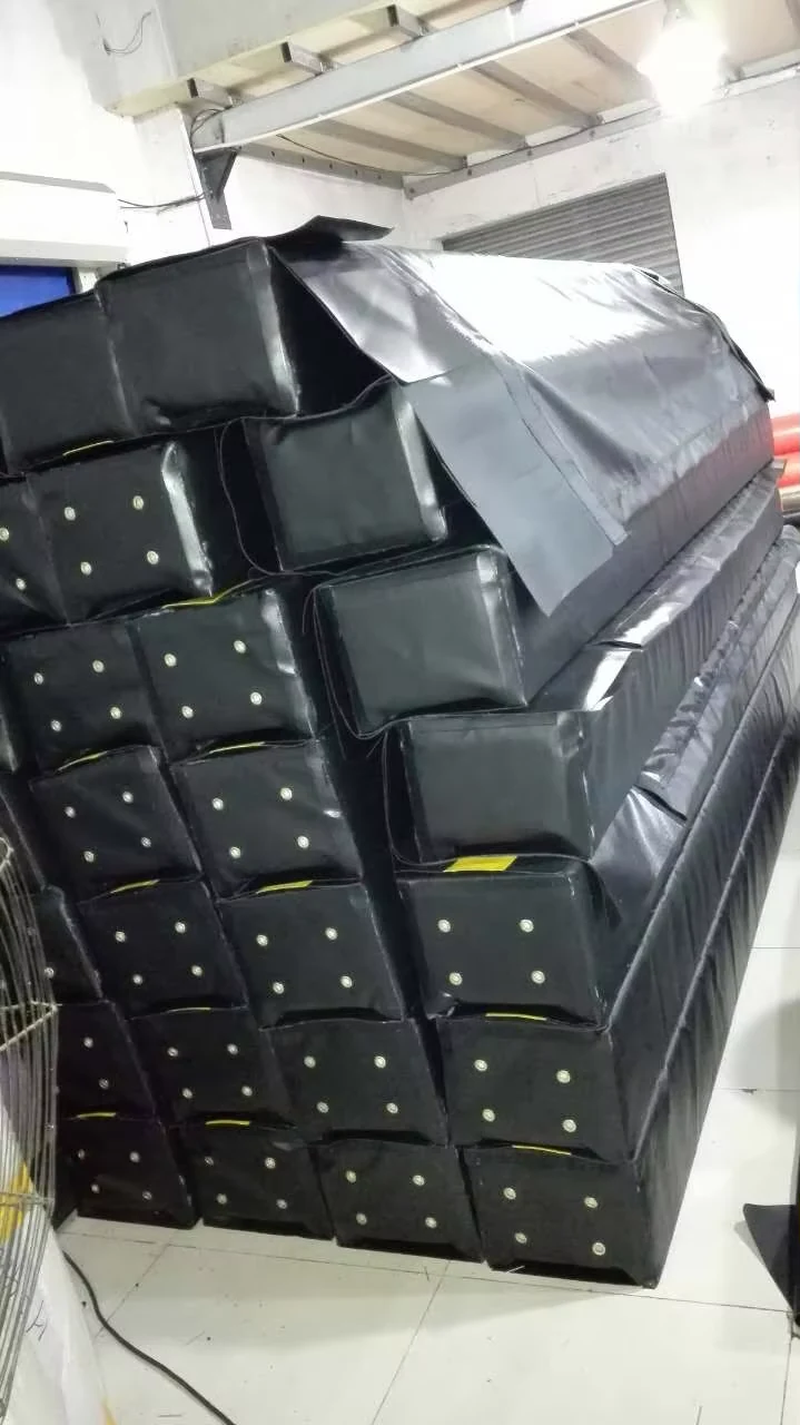Export packing for dock shelter components
