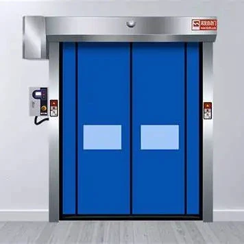 High speed door with servo drive