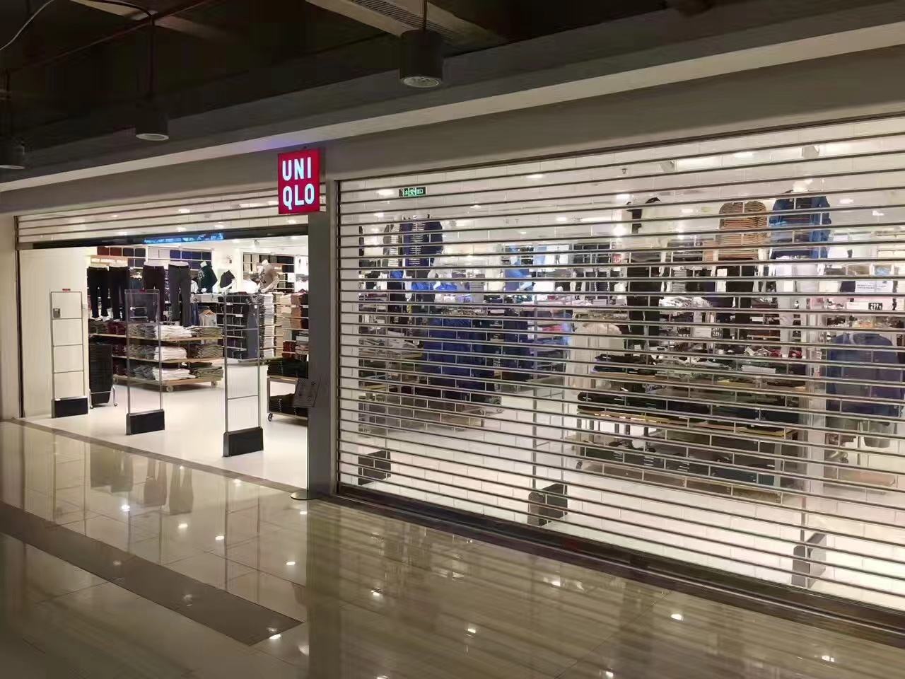 Steel Frame Polycarbonate Transparent Roller Shutter Door