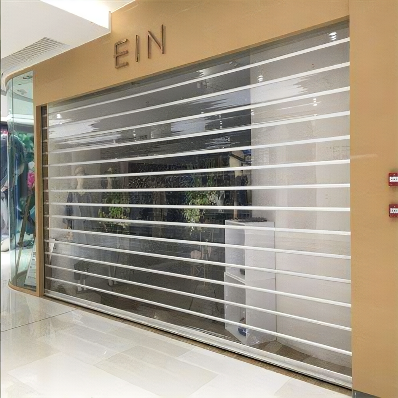 Automatic Transparent Polycarbonate Security Roller Shutter Door