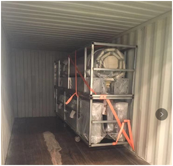 Automatic Roll-Up Spiral Door FCL packaging