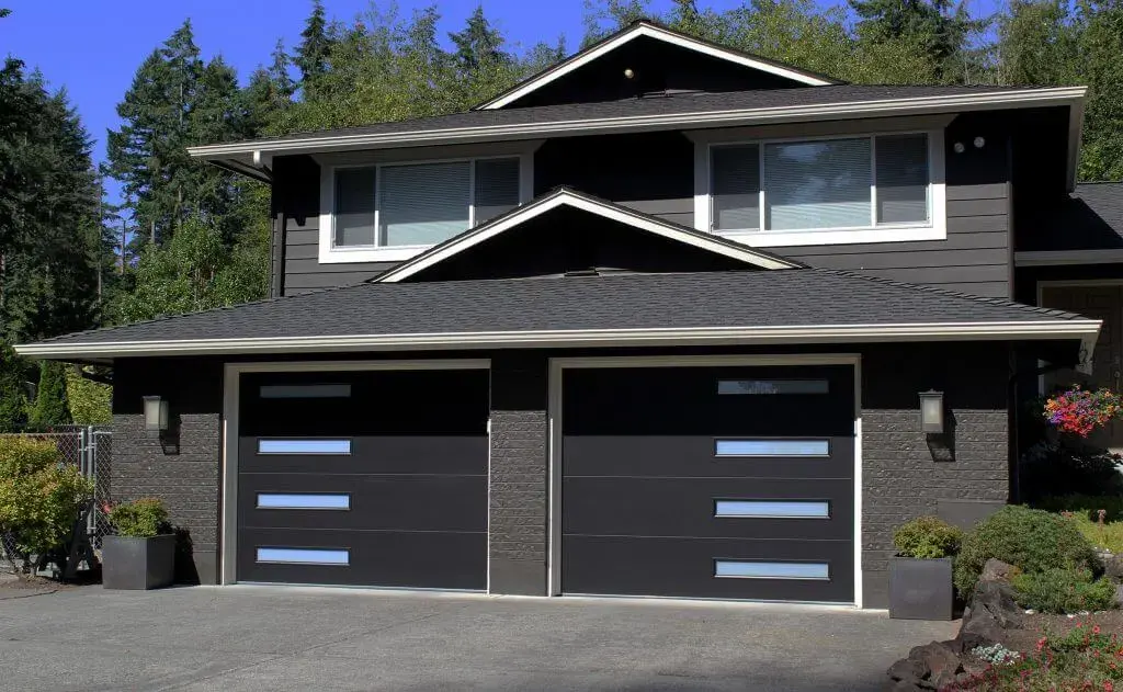 Golden Oak Wood Grain Steel Sectional Garage Door product description 2