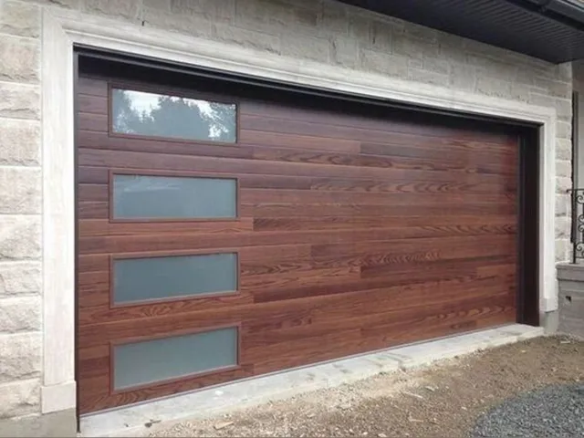 Automatic Steel Sectional Garage Door for Residential Garages product description 3