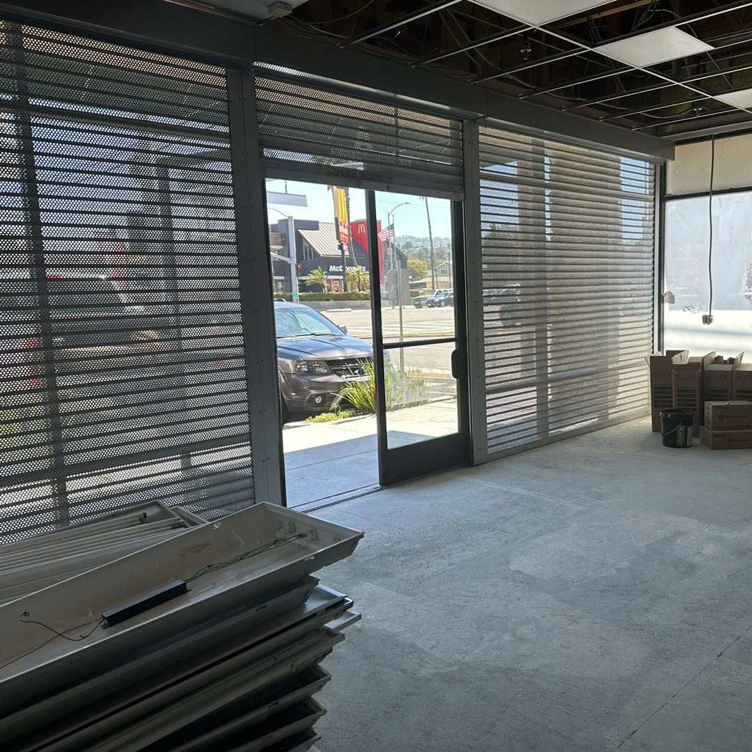 Perforated Steel Security Roller Door