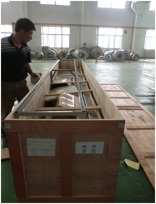 Perforated Steel Security Roller Door LCL packaging