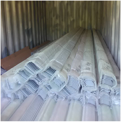 Perforated Steel Security Roller Door FCL packaging