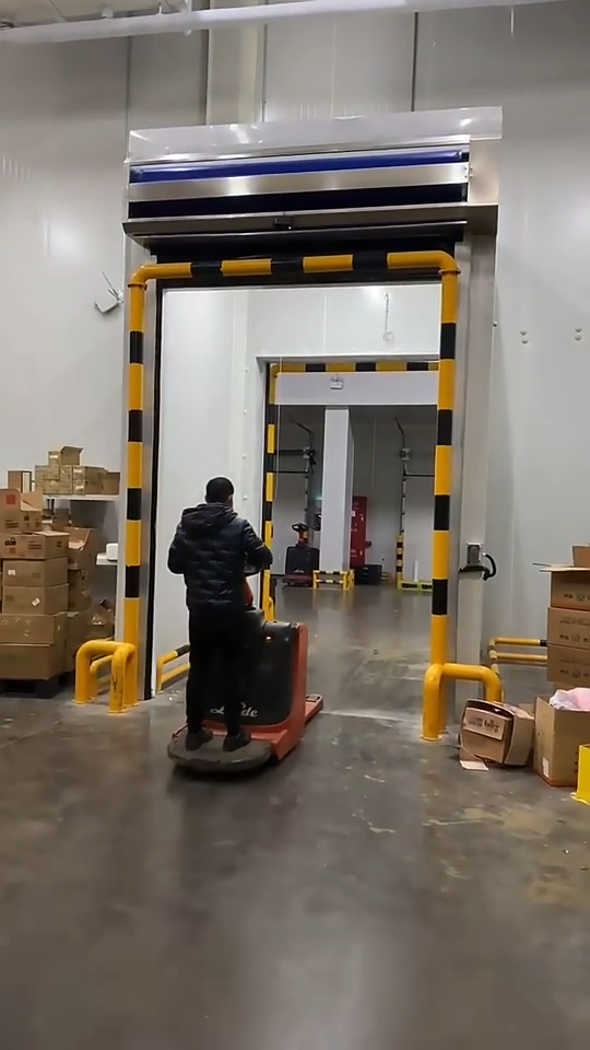 Cold Storage High Speed Door Operating Demonstration